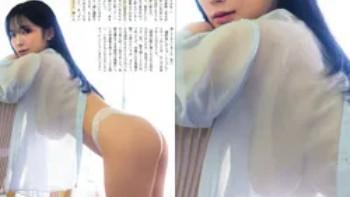 爆乳グラドル天木じゅんが薄っすら透け乳首を解禁