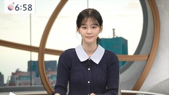 中原みなみアナ　ニットの豊乳！！