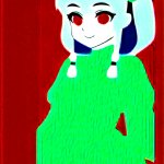 【エロ画像】紫髪三つ編みむっちり小柄×貧乳・微乳_AI_アニメエロ画像