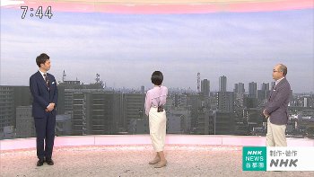 赤木野々花アナ　おはよう日本【GIF動画あり】