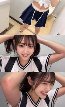 弾ける笑顔にチンポ大好きなスケベ顔のチア娘。部活終わりの蒸れたカラダのままセックス！