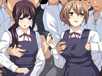 相思相愛のレズ姉妹の弱みを握り二人の体を同時に凌辱しながら弄ぶ鬼畜主人公のセックス aniporn