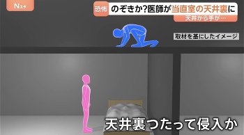 【画像】病院の天井裏に潜んでいたドス ケベ忍者🥷が逮捕されるｗｗｗｗｗｗｗｗ