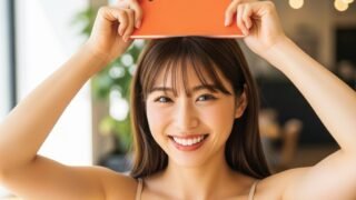 【AI腋毛画像】古い駅舎で腋毛を見せるAI美女