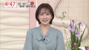 河出奈都美アナ　ニットの巨乳！！