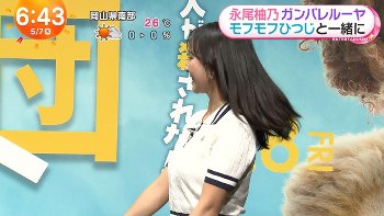 石渡花菜アナ　横乳！　めざましテレビ