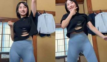 【素人】アイドルを夢見てダンスレッスンに励む巨乳のるかちゃんに中出し！【巨乳J系・るかちゃん】