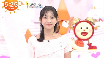 石渡花菜アナ　めざましテレビ
