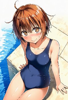 プールで水着ショー！ボクっ娘の無防備ボディ