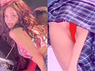 【動画】人気アイドル「BLACKPINK」ジェニー、ライブ中マ○コが見えてしまう事故…