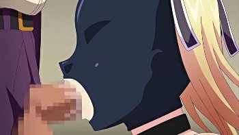 フルマスク装着で見知らぬ男のチンカス処理を命じられた巨乳勇者が匂いだけで発情してしまう口淫地獄。