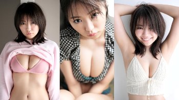 【大原優乃38】艶っぽさとあどけなさが同居するFカップロリ顔巨乳の水着グラビア写真集画像②