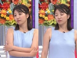 そこまで言って委員会ＮＰで人妻アナ黒木千晶が黒インナー乳寄せ上げ放送