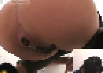 【アナル切れそう】和式トイレで踏ん張り過ぎてオリモノぷらんぷらんさせちゃった女性（排泄動画）