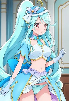 【最高】[名探偵プリキュア][エロ画像]キュアエクレールのナチュラルなパンチラで勃起したよ♪