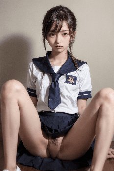 陰毛の生えたAI美女のヌード画像 part18