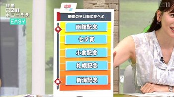皆藤愛子アナ　透けノースリーブで脇全開！！