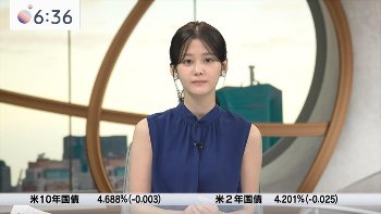 中原みなみアナ　セクシーノースリーブ！！
