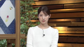 安藤萌々アナ　うっすらと透ける！！