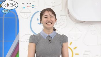 杉原凜アナ　巨乳がくっきり！！
