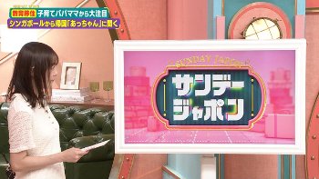 若林有子アナ　横乳！！　サンデー・ジャポン