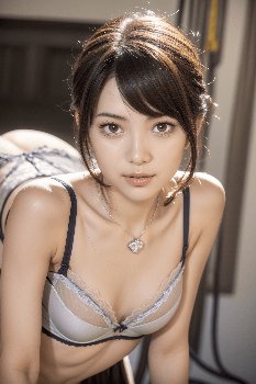 ランジェリー姿のAI美女 part13