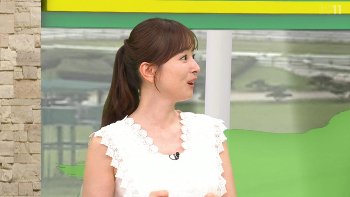 皆藤愛子アナ　ノースリーブ！！