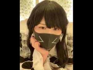 コスロリ女装子男の娘おしゃれなベッドの上で拘束手コキ！限界まで我慢して大量射精！