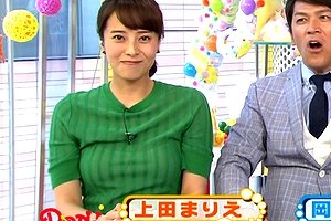 【上田まりえエロ画像７９枚】おっぱい巨乳揉みヌードパンチラしまくりフリー女子アナ厳選SP【永久保存版】