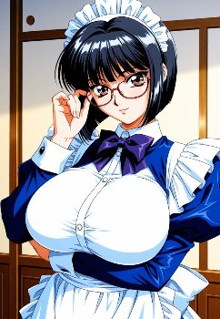 黒髪おかっぱの眼鏡巨乳メイドに私は弱いぞ