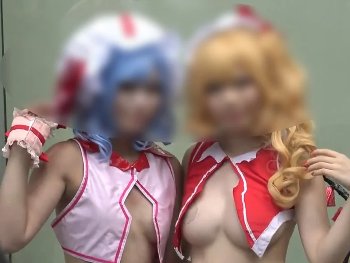 【盗撮動画】2017コミックマーケット92。ニプレス丸見え巨乳百合系レイヤーさんが性的すぎると話題