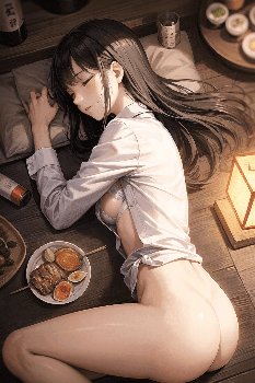 2次元の美女!泥酔してる美女のエロ画像 part1
