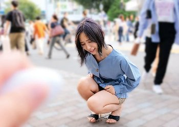 【エロデート×お姉さん】玩具仕込んで町ブラデートするお姉さんが我慢できずにガクブル！