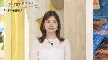 【画像】透け透け！！　佐藤真知子アナ