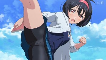 【画像】新アニメ『バーテックスフォース』、ヒロインのスパッツ越しの透けパンツがエロすぎる