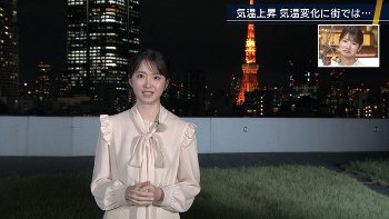【画像】報ステお天気お姉さん　透ける！！