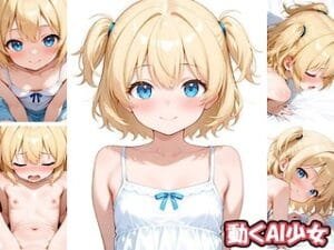 動くAI少女3のデモ【エロアニメ】JSくらいのつるぺたロリっ娘とエッチ【小学生】