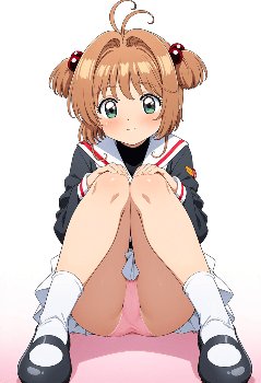 [CCさくら][エロ画像]木之本桜がｴｯﾁなパンチラで誘ってきたよ～♪