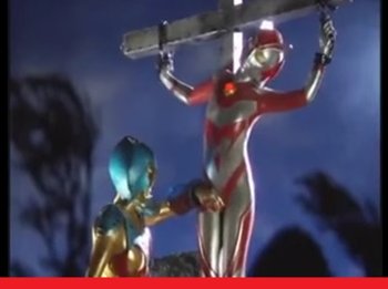【特撮エロ動画】 国民的英雄の屈辱的敗北w 精液を搾り取られるウルトラマンwww