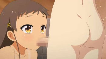 【二次】「あっ♥ちーちゃんっ..やめてぇー」5円玉で本物おちんぽ生えた白髪少女、お友達フェラ妄想と現実手コキ交差絶頂！