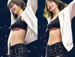 元HKT48で韓国LE SSERAFIM宮脇咲良がついに下乳丸出しになる