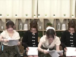 学マス声優の長月あおいが合同配信で黒ブラジャーブラチラ放送事故