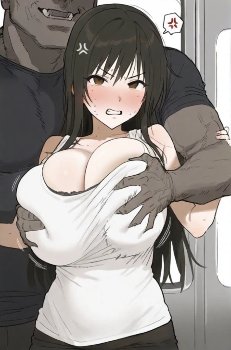 古手川乳揉み