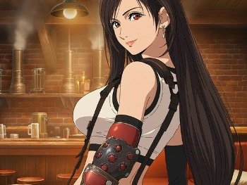 【FF7】酒場の看板娘ティファとエッチする画像集