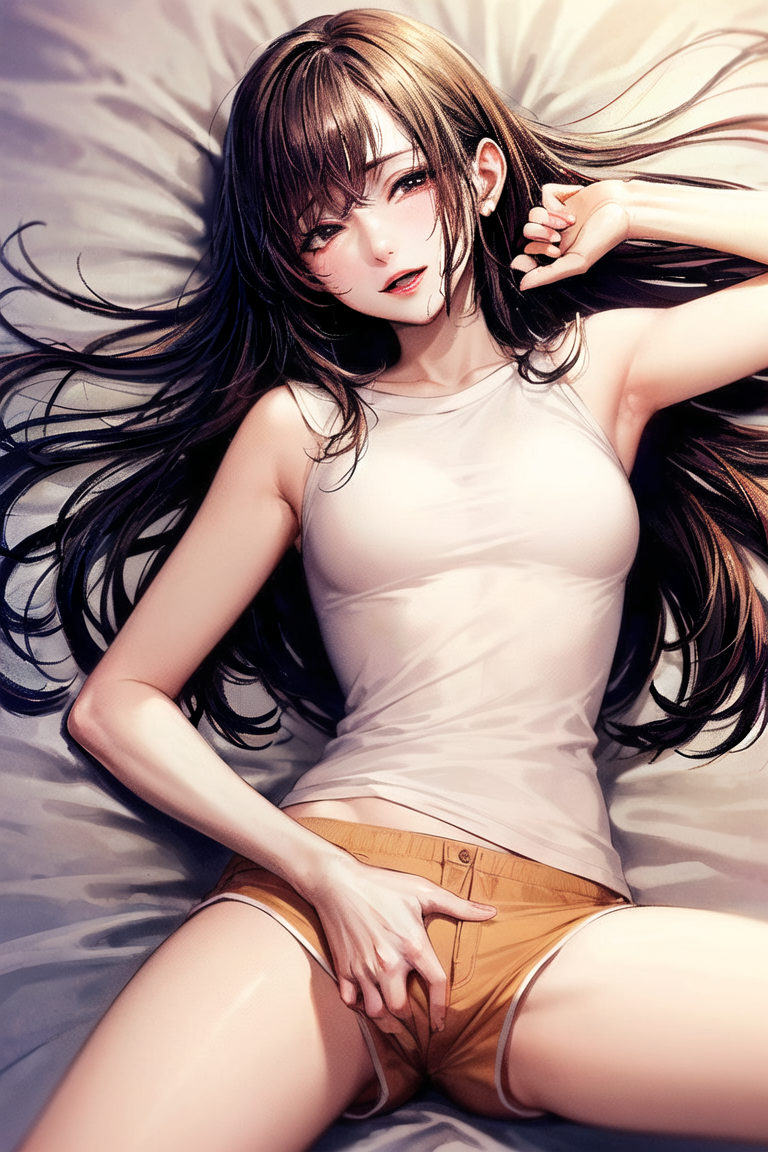 オナニー中のセクシー美女｜脱衣ブロック崩しゲームのサムネイル