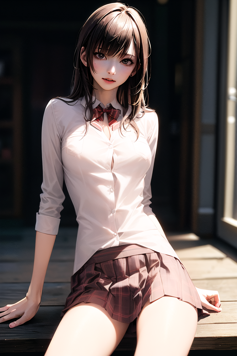 夏の制服が色っぽいJK風美少女｜脱衣ブロック崩しゲームのサムネイル