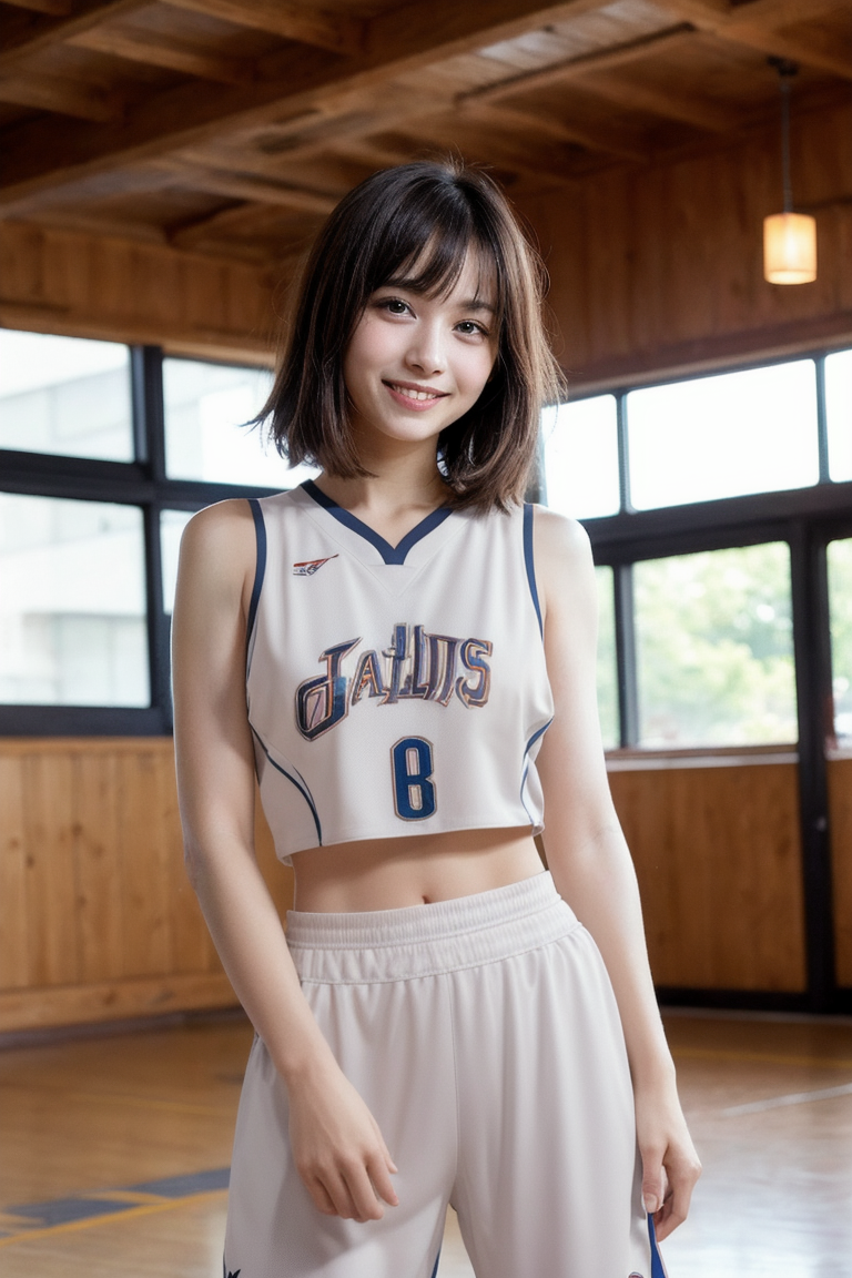 バスケ部のJK風美少女｜脱衣ブロック崩しゲームのサムネイル